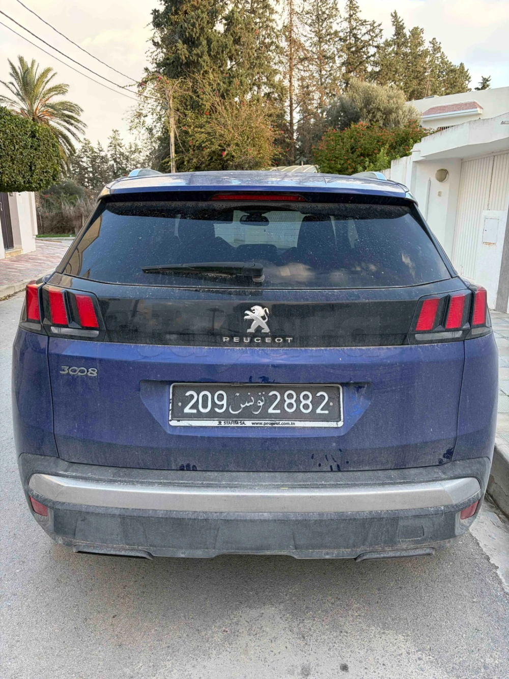 Carte voiture Peugeot 3008