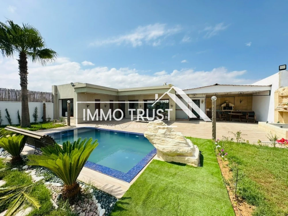 🏠Villa S+1 plain pieds avec piscine à La Soukra