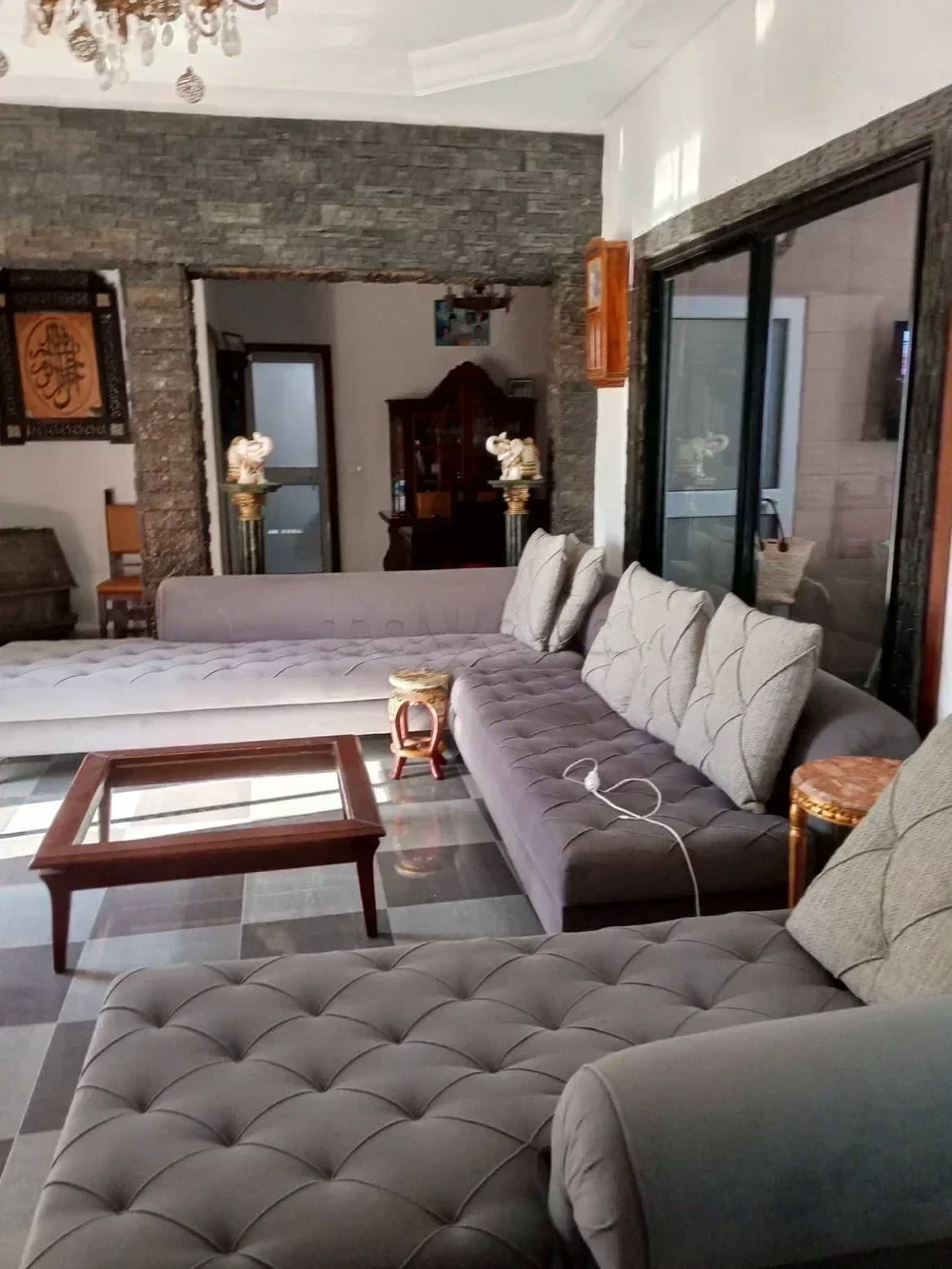 A louer par nuit et plus un 1ar étage de villa S+3 meubler à sidi ABDELAZIZ la Marsa
