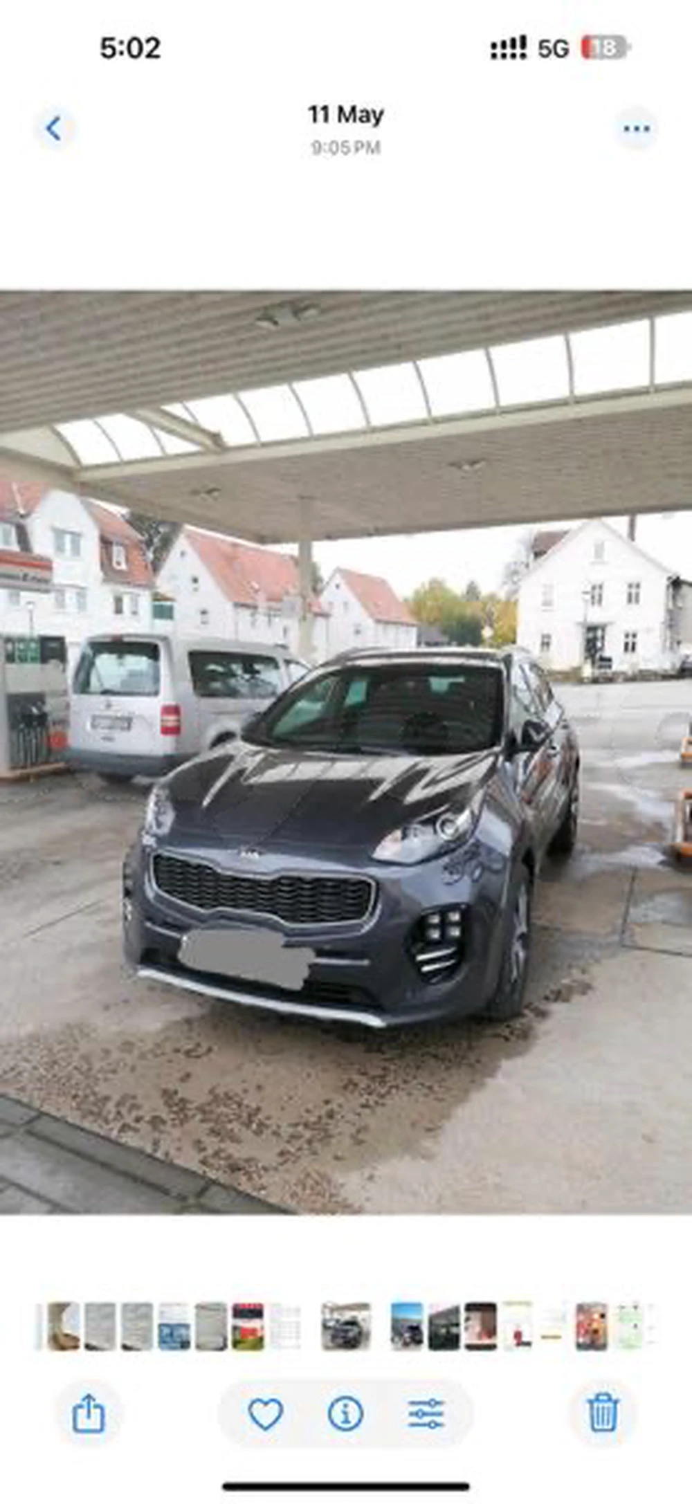 Carte voiture Kia Sportage