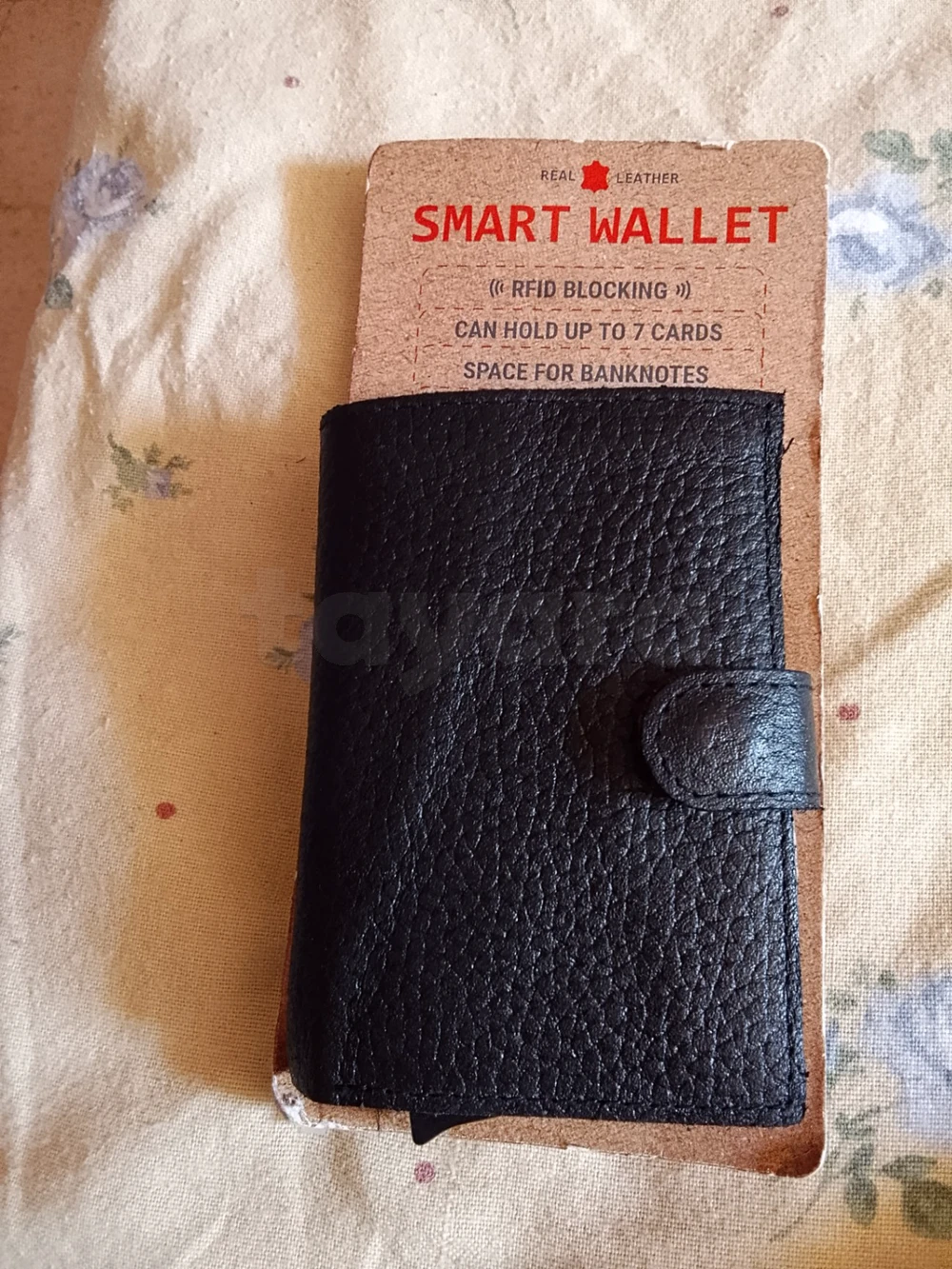Porte cartes cuir importé