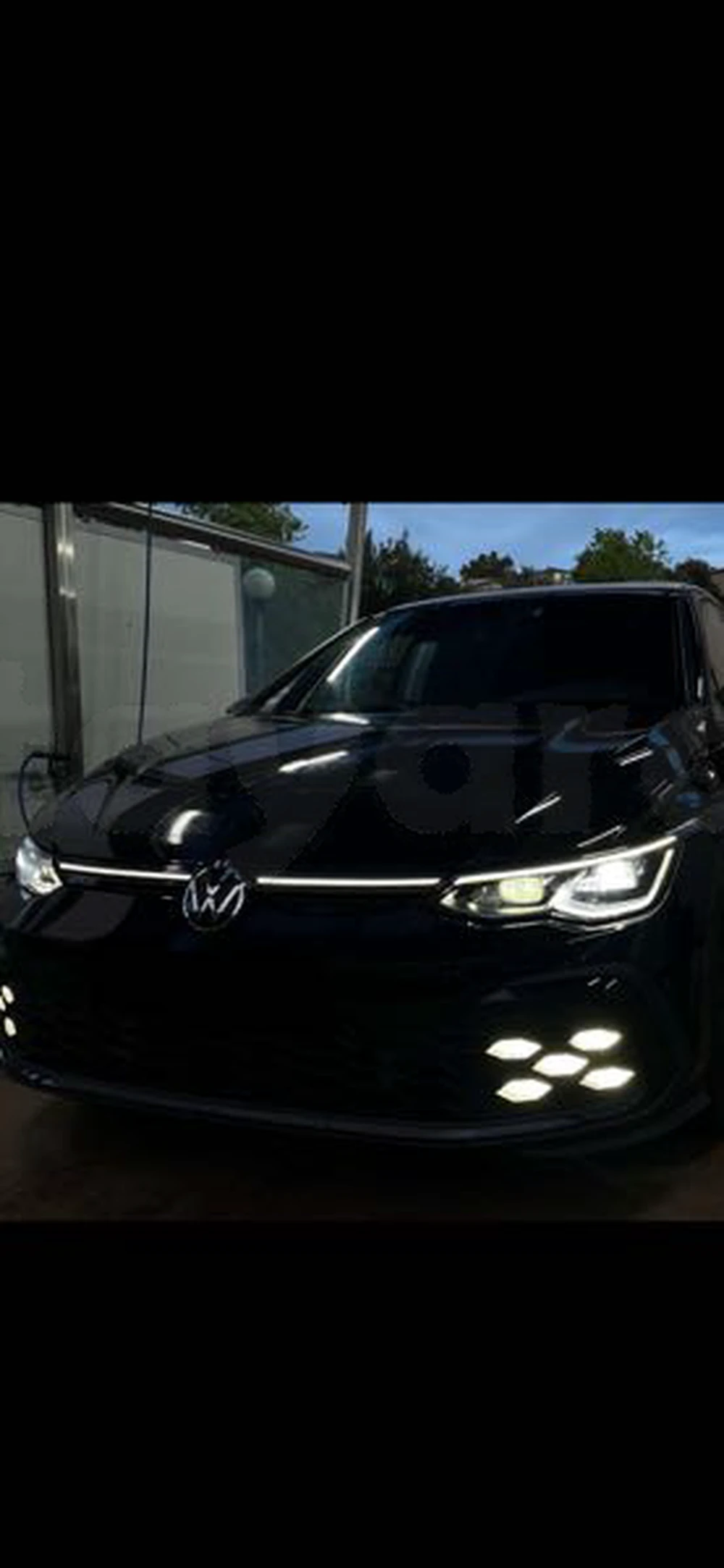 Carte voiture Volkswagen Golf 8