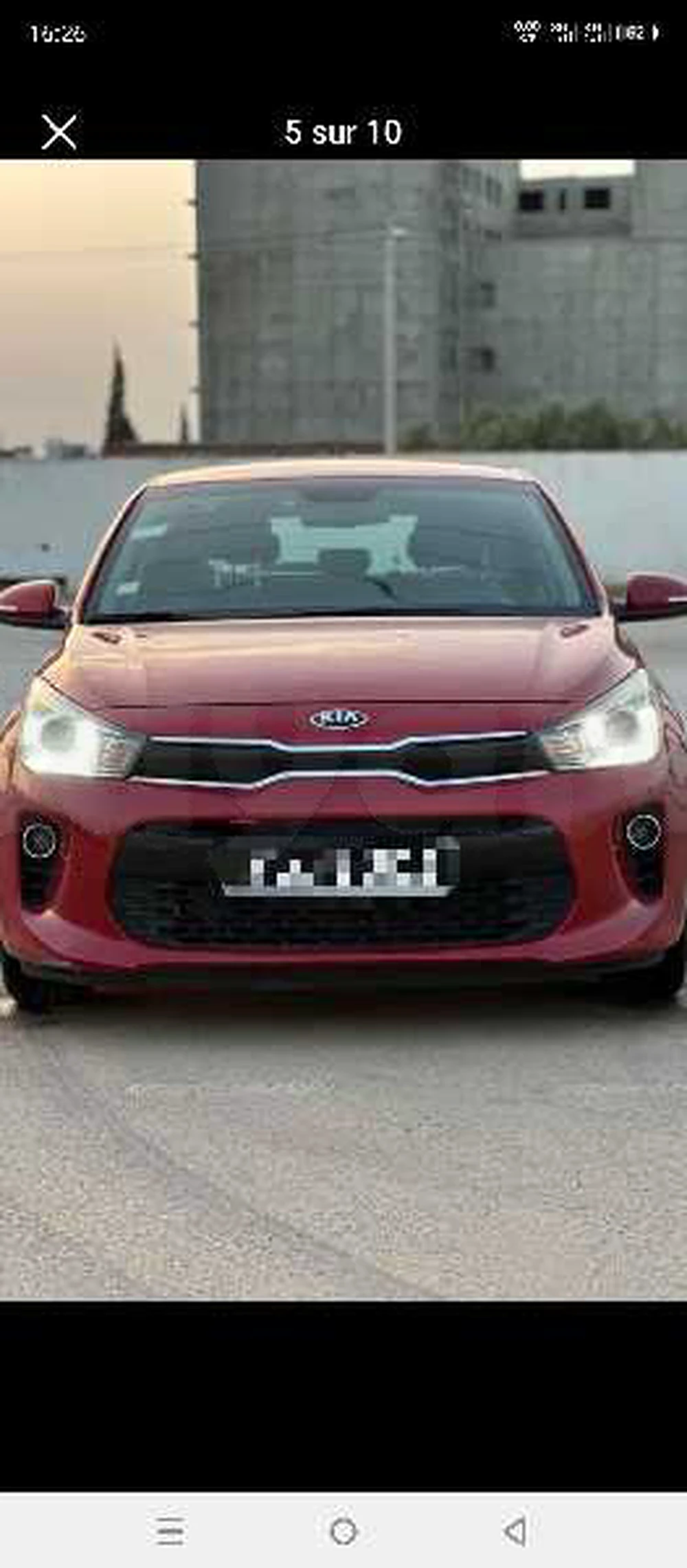 Carte voiture Kia Rio