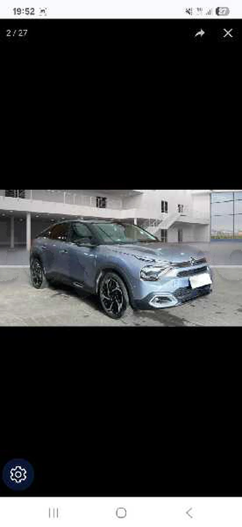 Carte voiture Citroen C4