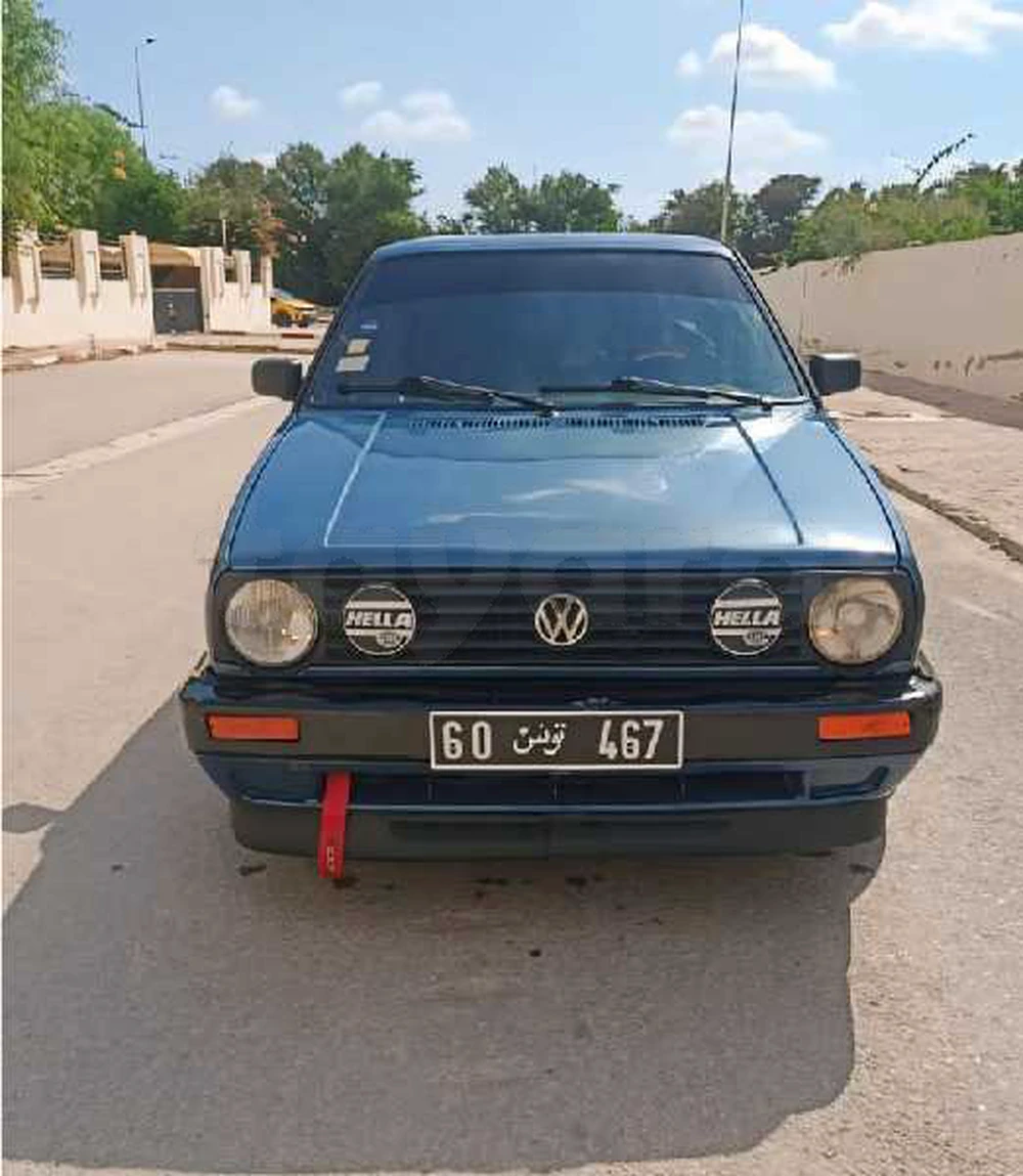 Carte voiture Volkswagen Golf 2