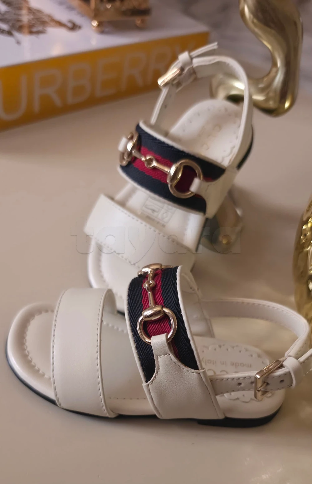 Gucci Kids Web-detail sandals