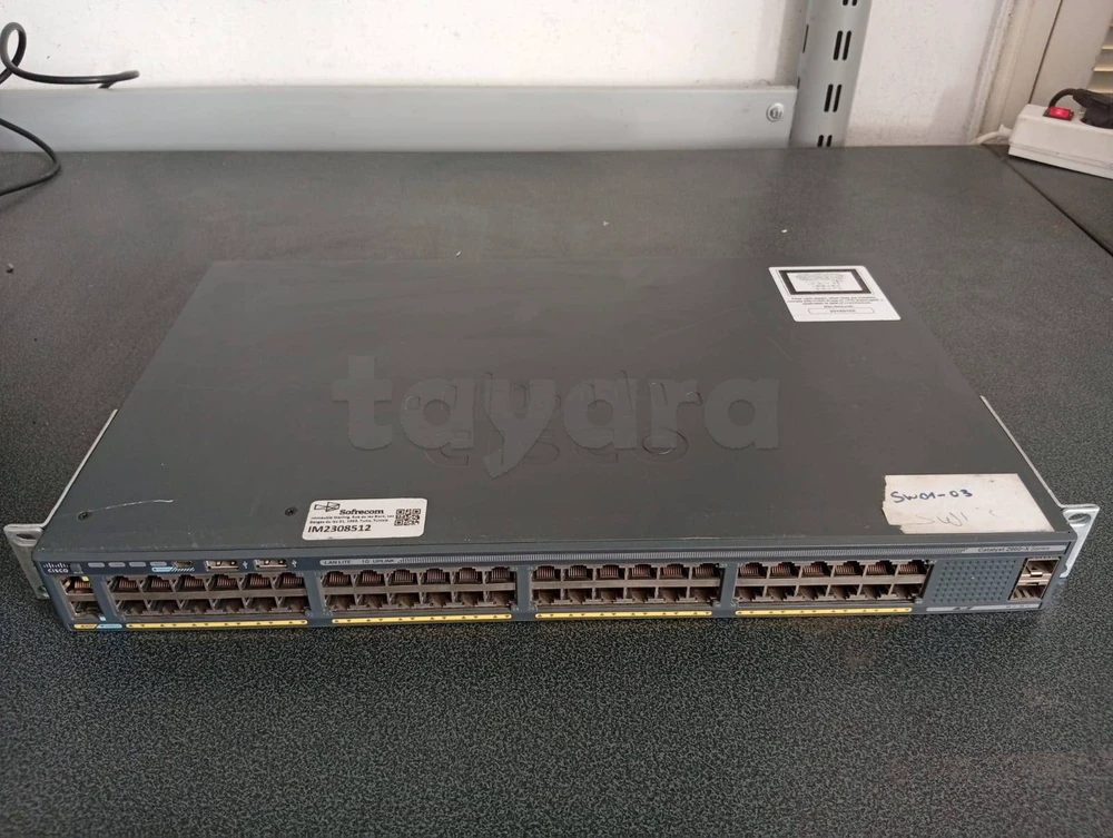 Switch Réseau Professionnel Cisco Catalyst 2960-X (48 Ports Gigabit + SFP)