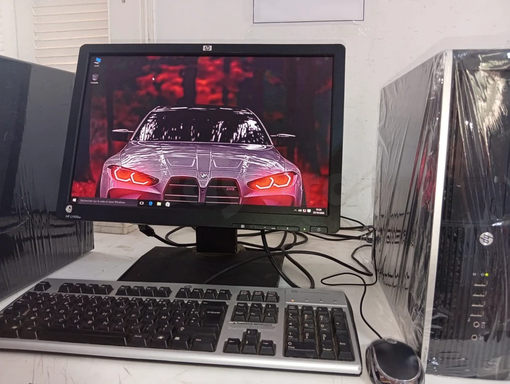 Pack PC Complet HP Compaq / Intel Core i3-3220 / 8 Go RAM / Windows 10 Pro + Écran 19