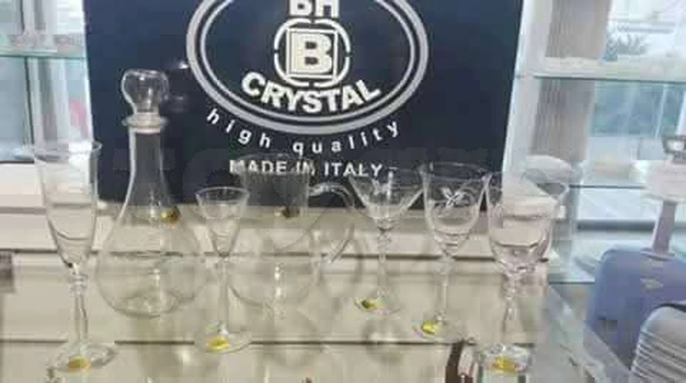 Service cristal boemia Made in Italy