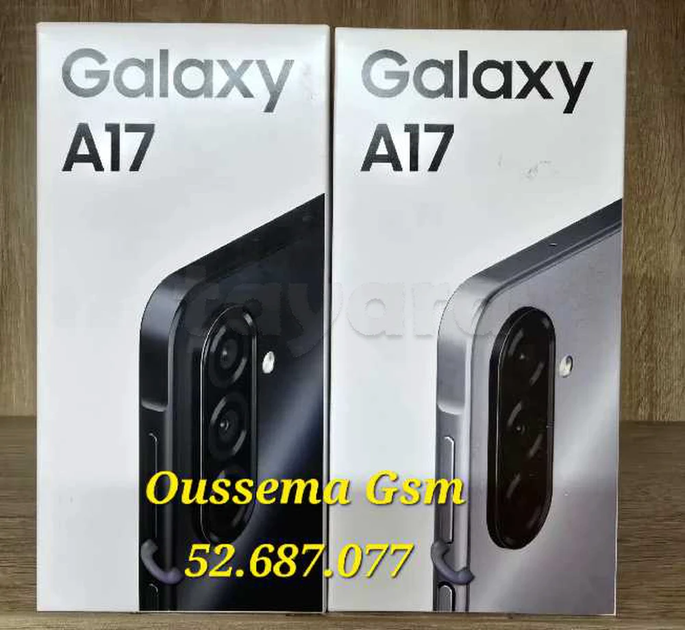 Samsung Galaxy A17 Neuf cacheté sous blister 
Tè:52.687.077📞