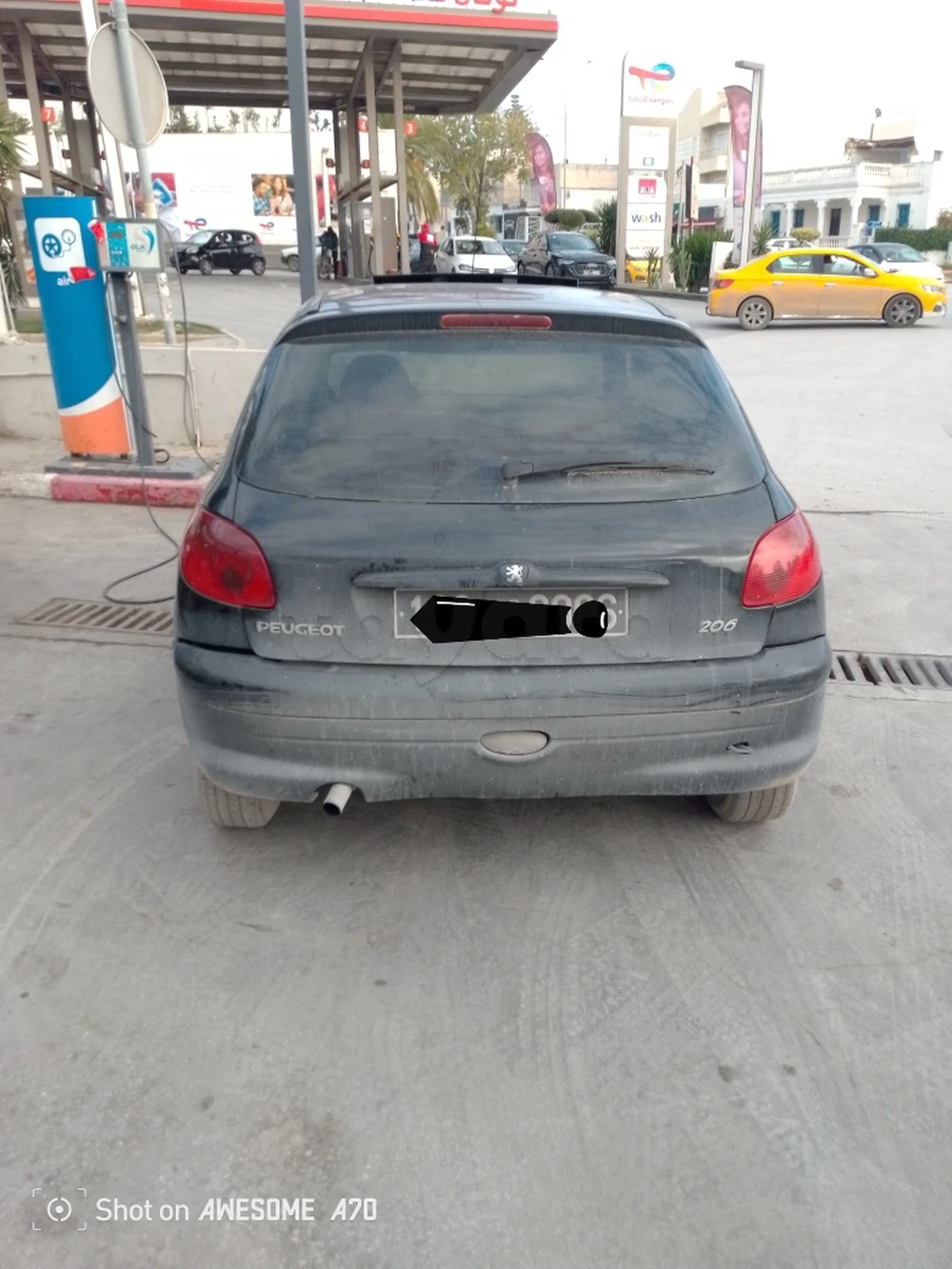 Carte voiture Peugeot 206