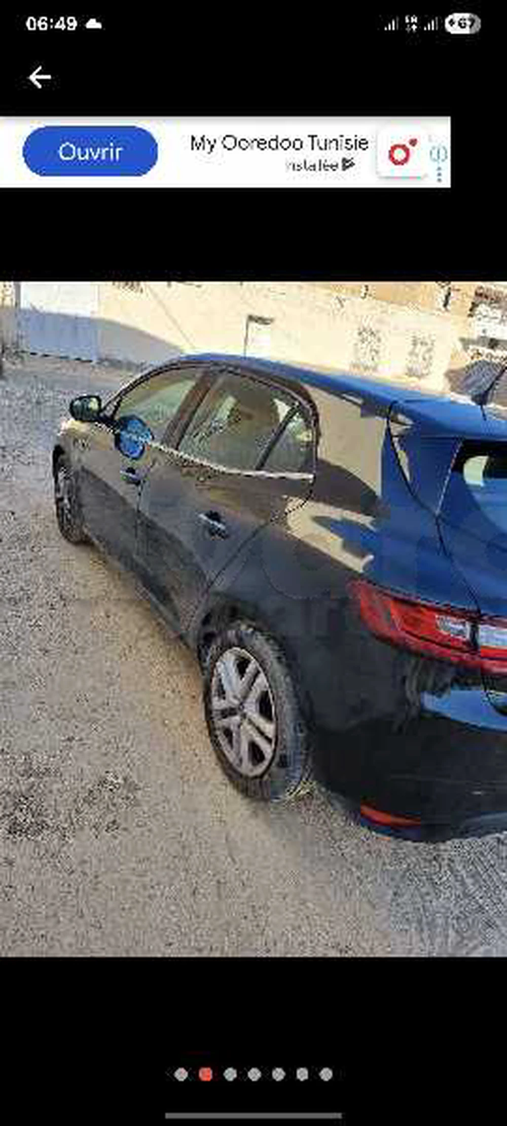 Carte voiture Renault Megane