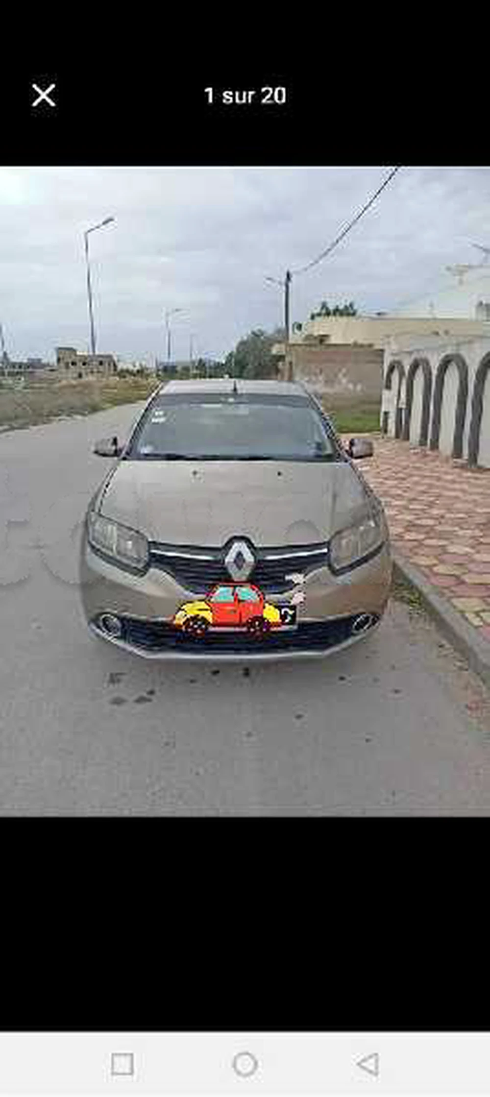 Carte voiture Renault Symbol