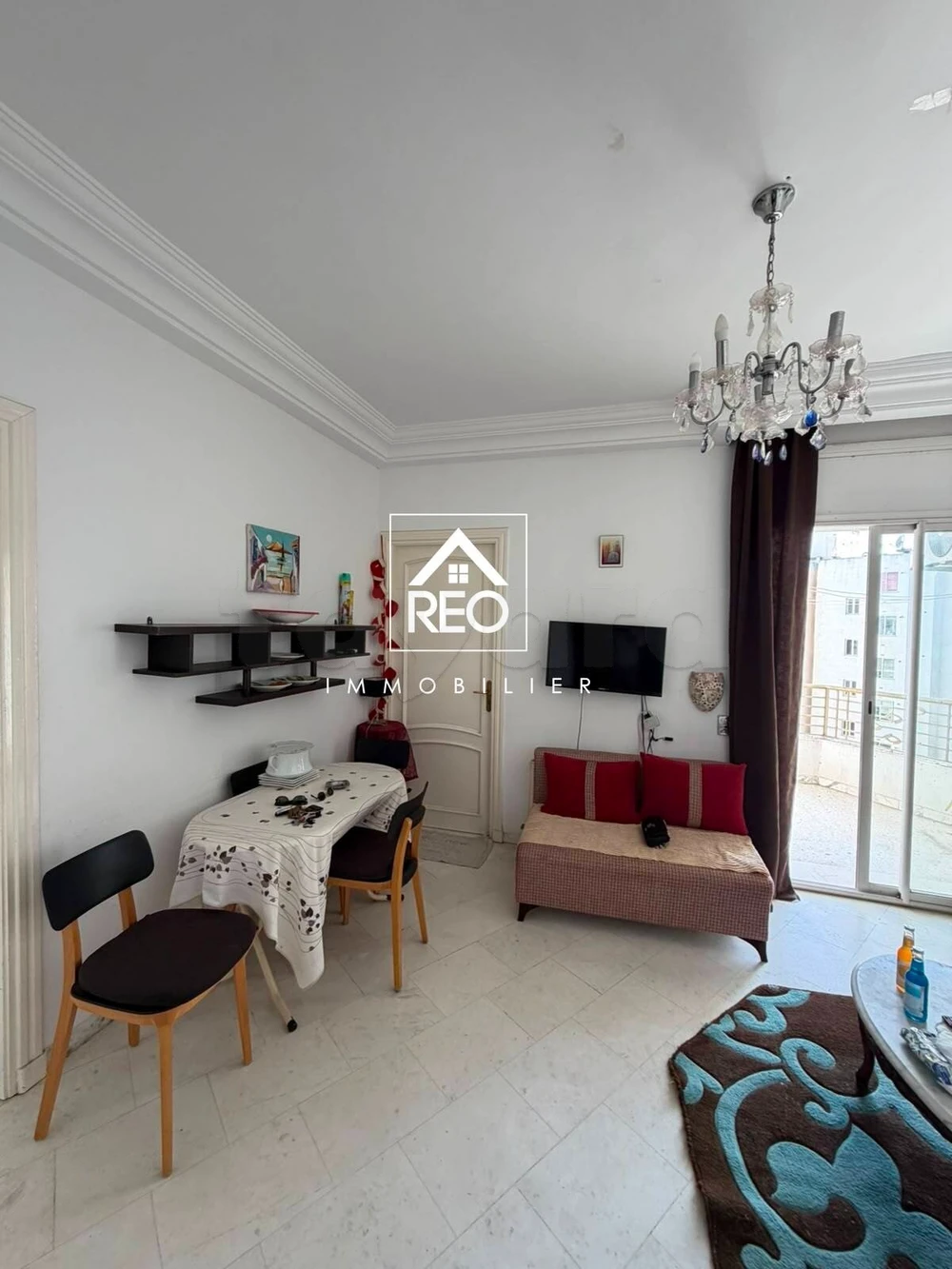 ALOUER : Un appartement S+1 (Meublé) idéalement situé à Cité Wahat
