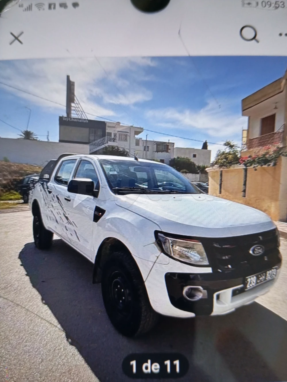 Carte voiture Ford Ranger