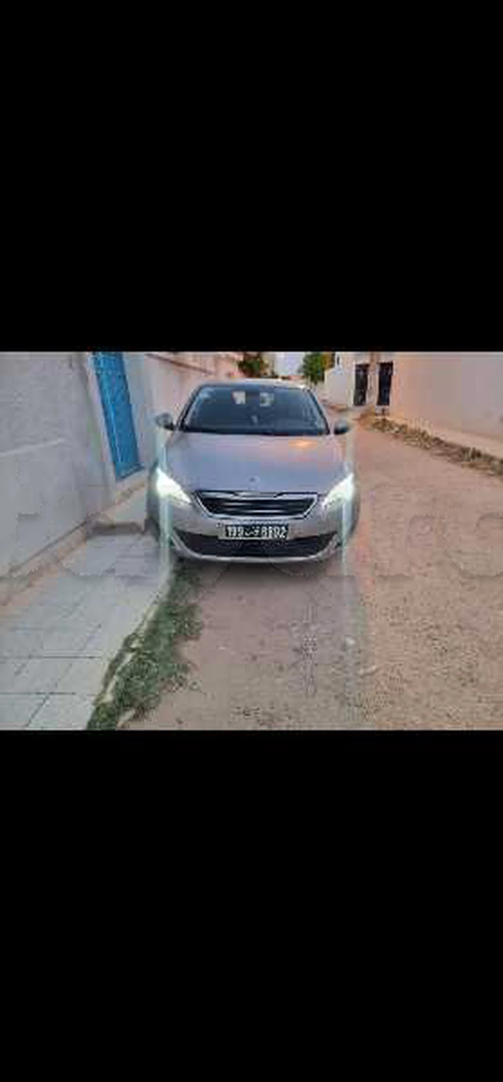 Carte voiture Peugeot 308