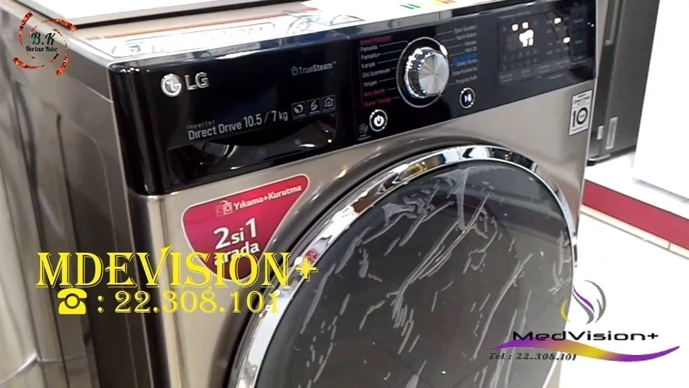 👉lave Linge LG 10KG Lavante/séchante (avec livraison)