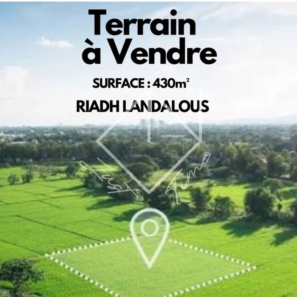 terrain à vendre à riadh landalous