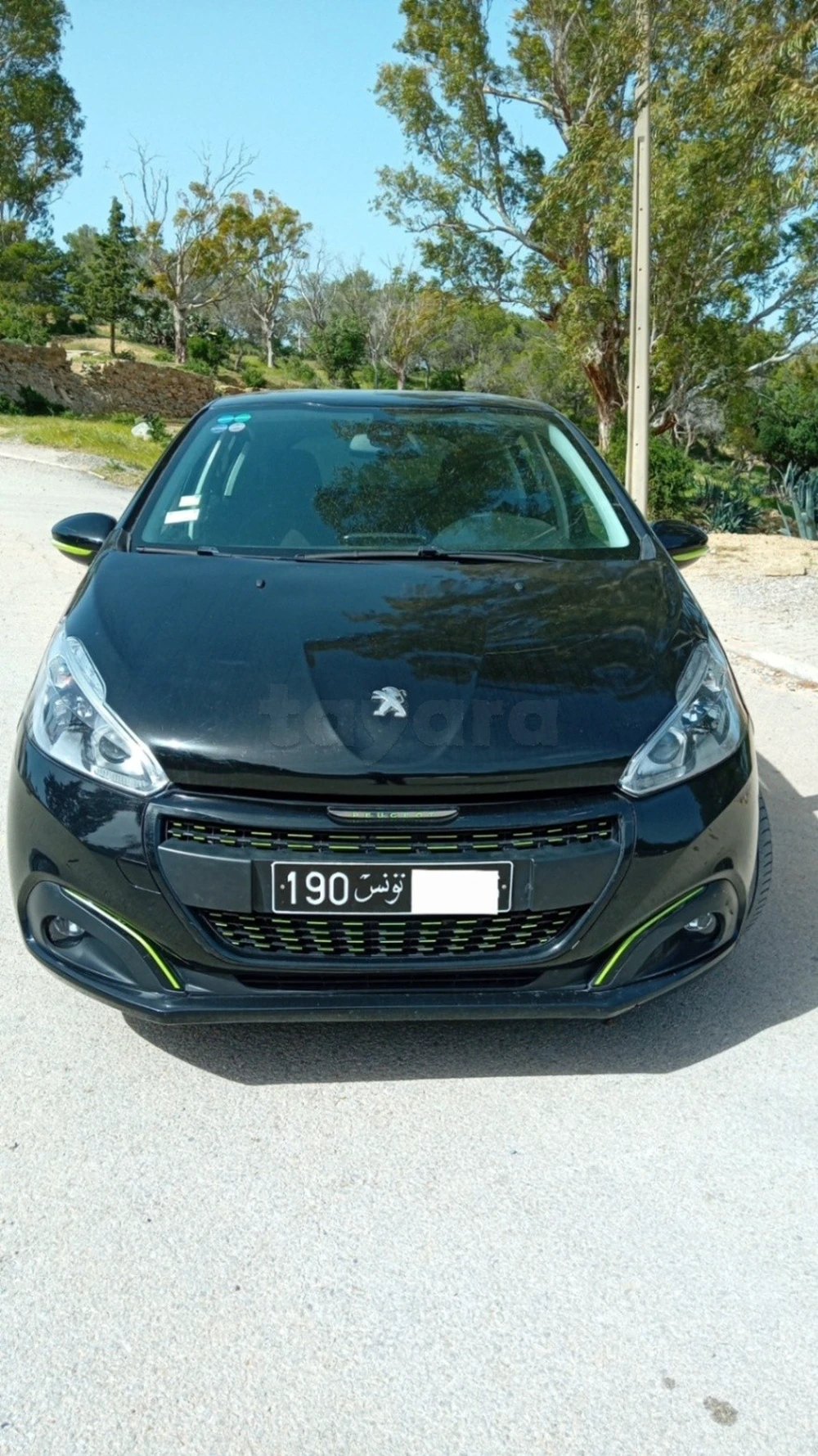 Carte voiture Peugeot 208