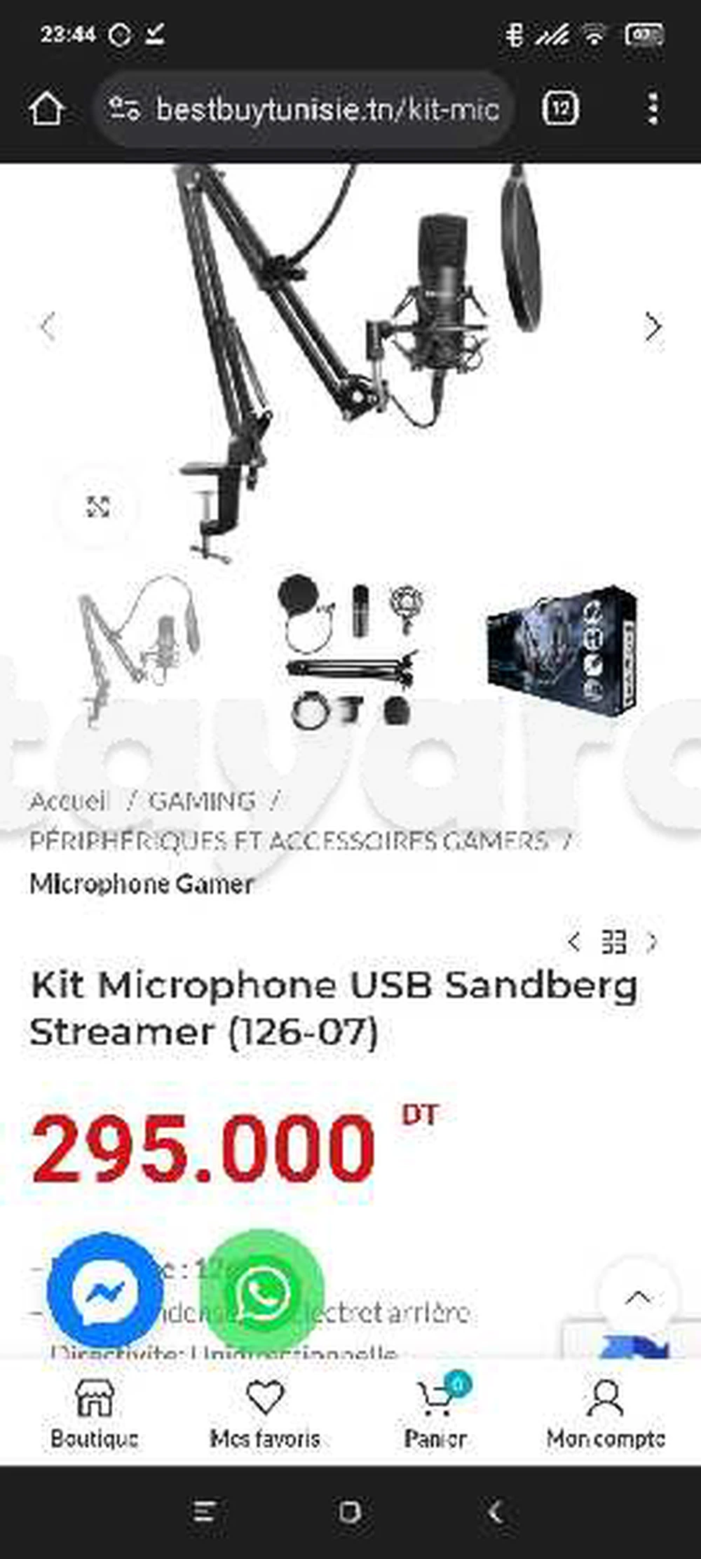 Microphone Gamer – Best Buy Tunisie
