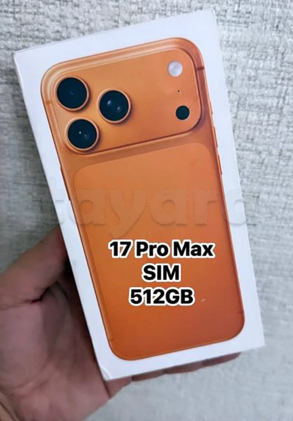 17 Pro max SIM Orange 512Go
