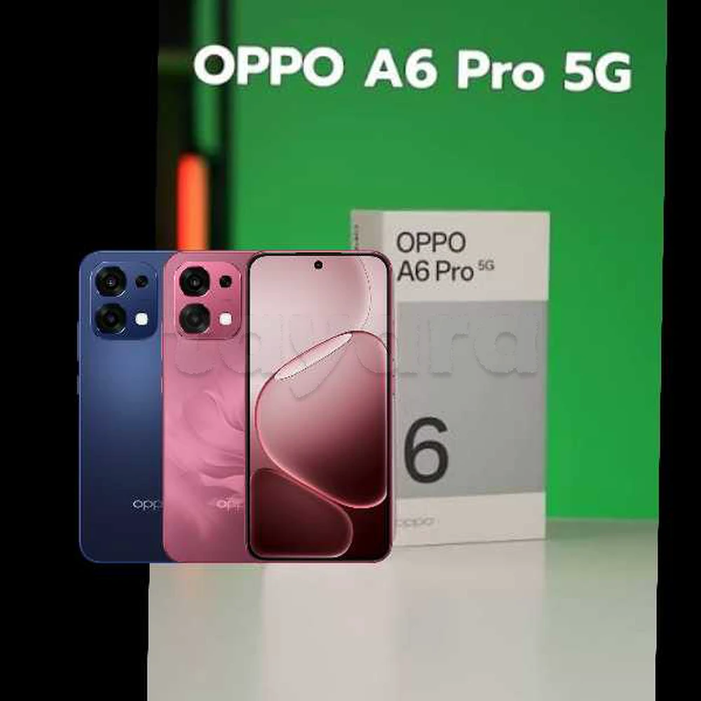OPPO A6 Pro 8/256 5G Cacheté validé✔️
Couleur : Bleu /Rouge /Pink
➖ #prix Tunisie =980 dt Fiiiix 
☎️53137076 vente en ligne dispo #Tunis centre ville /Ariana 
🔴Echange :Non
🚛Livraison sur tout la Tunisie 🚚🇹🇳