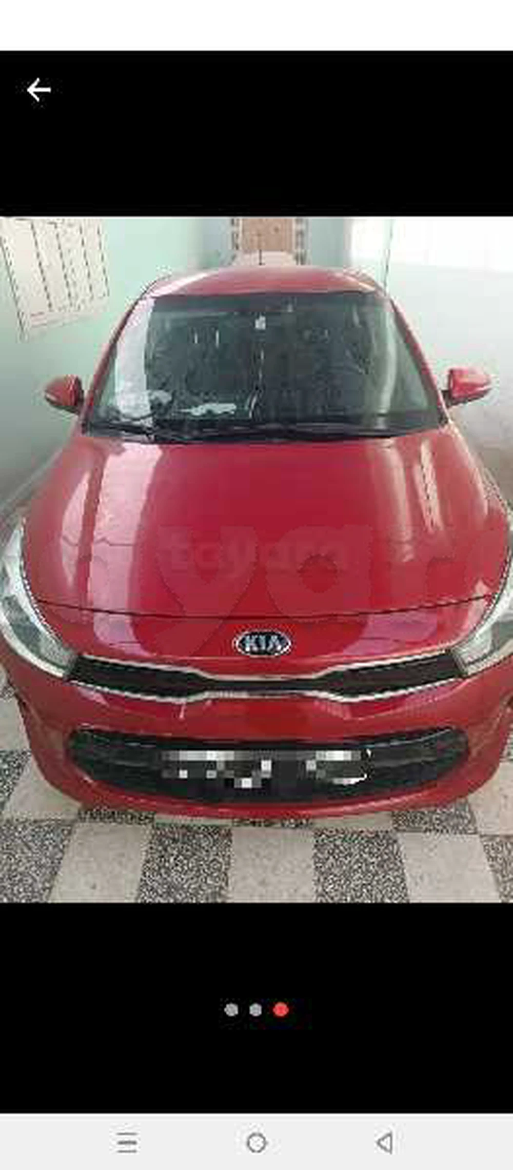 Carte voiture Kia Rio