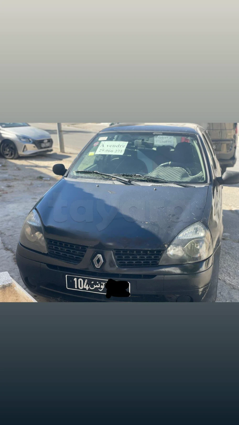 Carte voiture Renault Clio