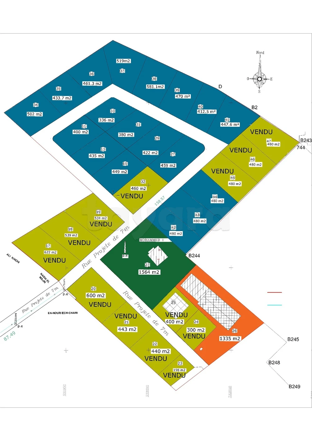 400M2 R+2Amornag20min cv tunis