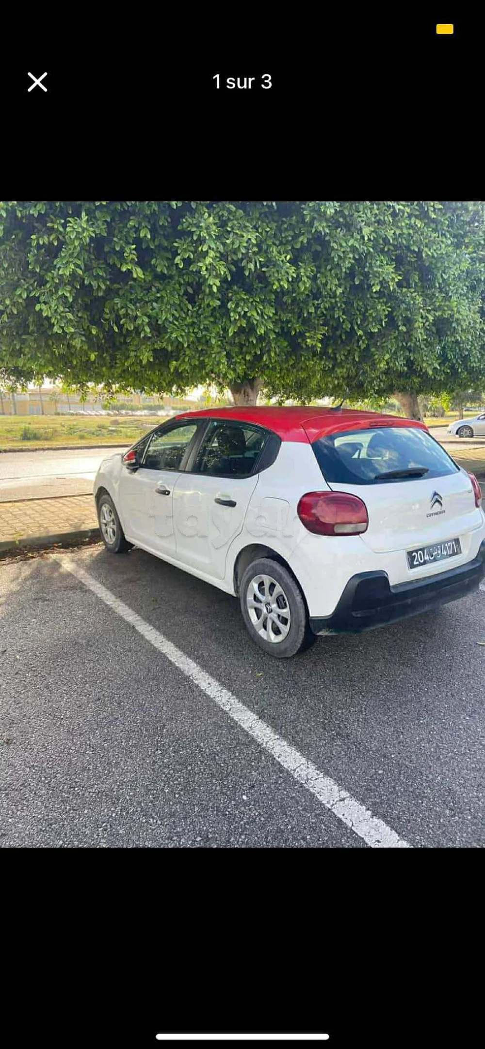 Carte voiture Citroen C3