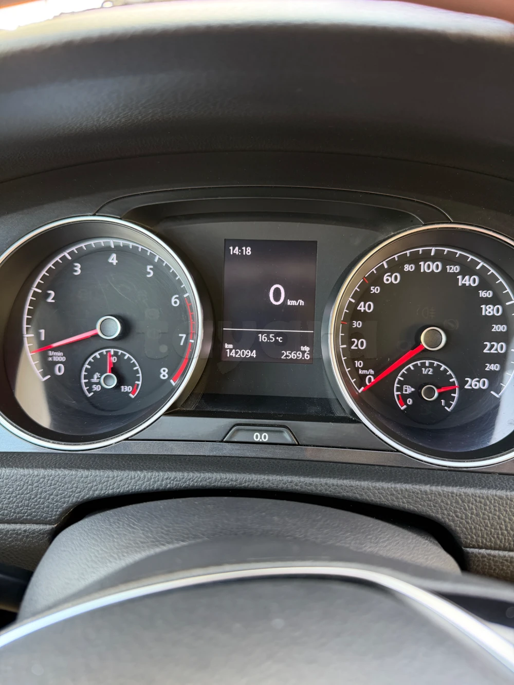 Carte voiture Volkswagen Golf 7