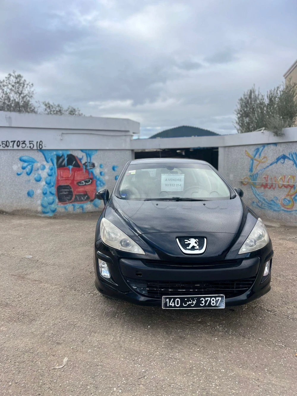 Carte voiture Peugeot 308