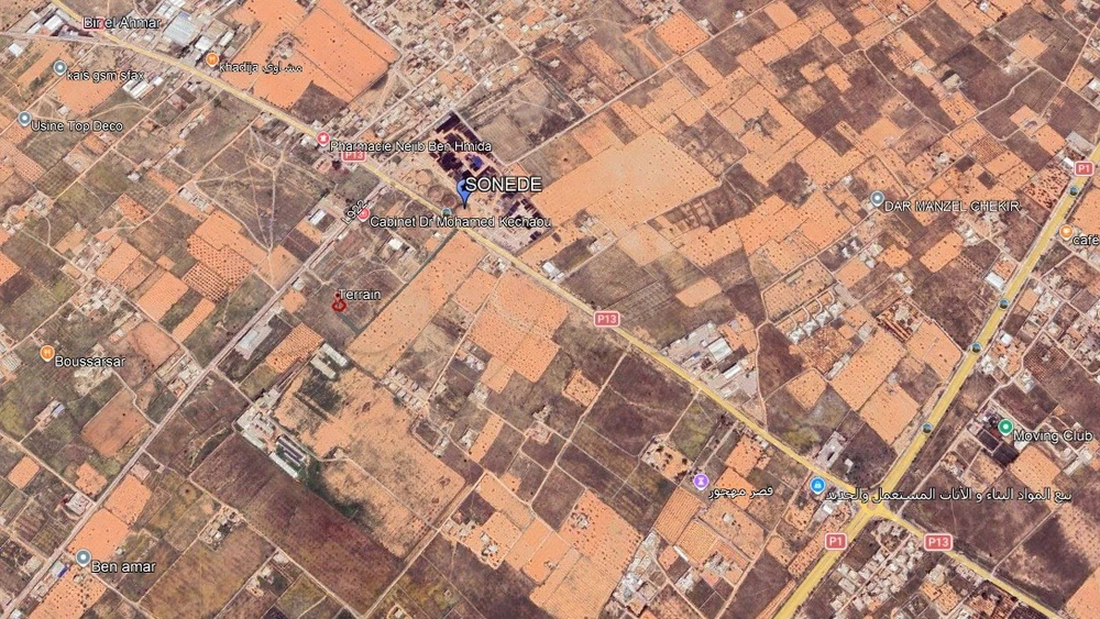 Terrain à vendre – Route de Menzel Chaker, Km 11