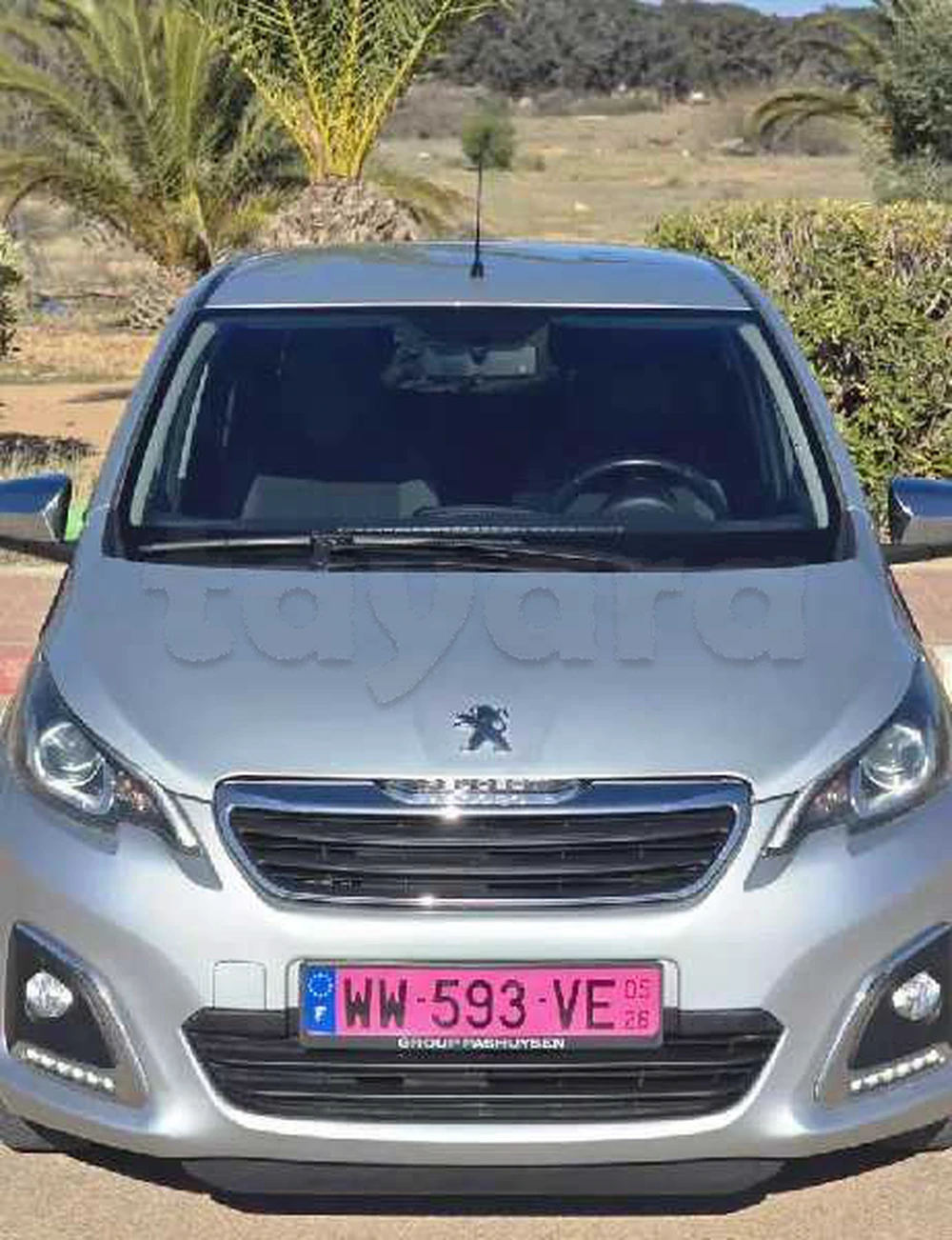 Carte voiture Peugeot 107