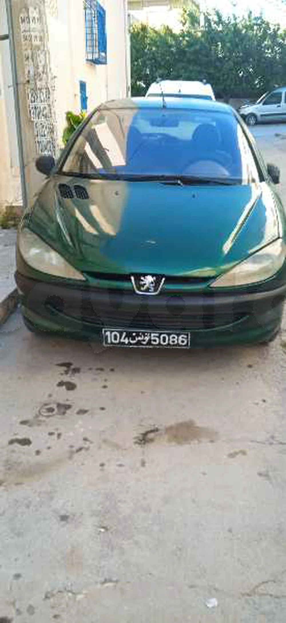 Carte voiture Peugeot 206