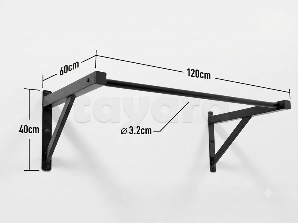 pull-up bar _ Barre de traction murale 💪 for calisthenics