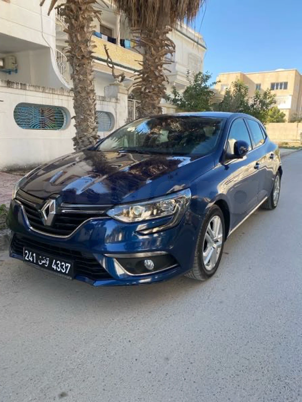 Carte voiture Renault Megane