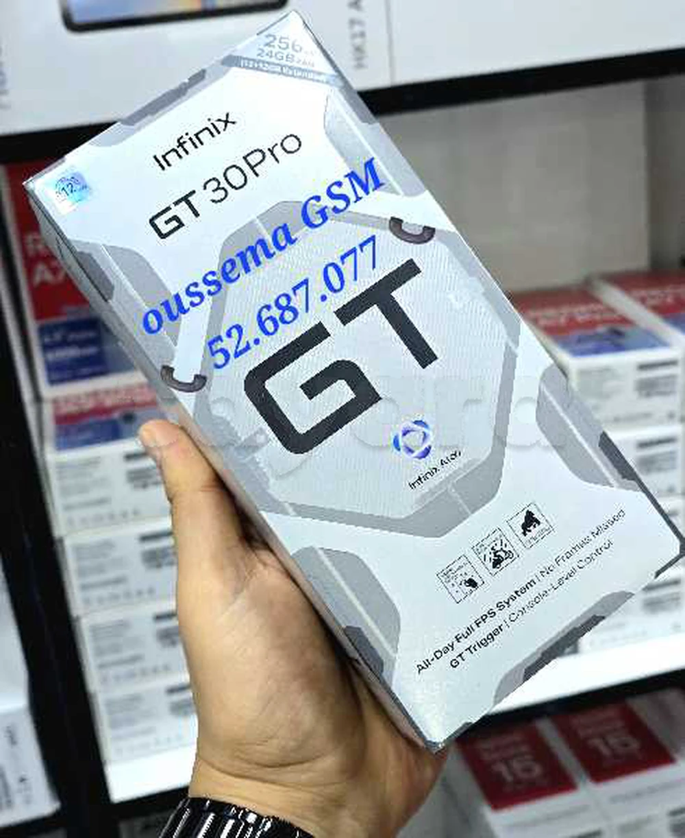 infinix Gt30 pro(24/256Go)Neuf cacheté Sous blister Validé 
📞52687077📞