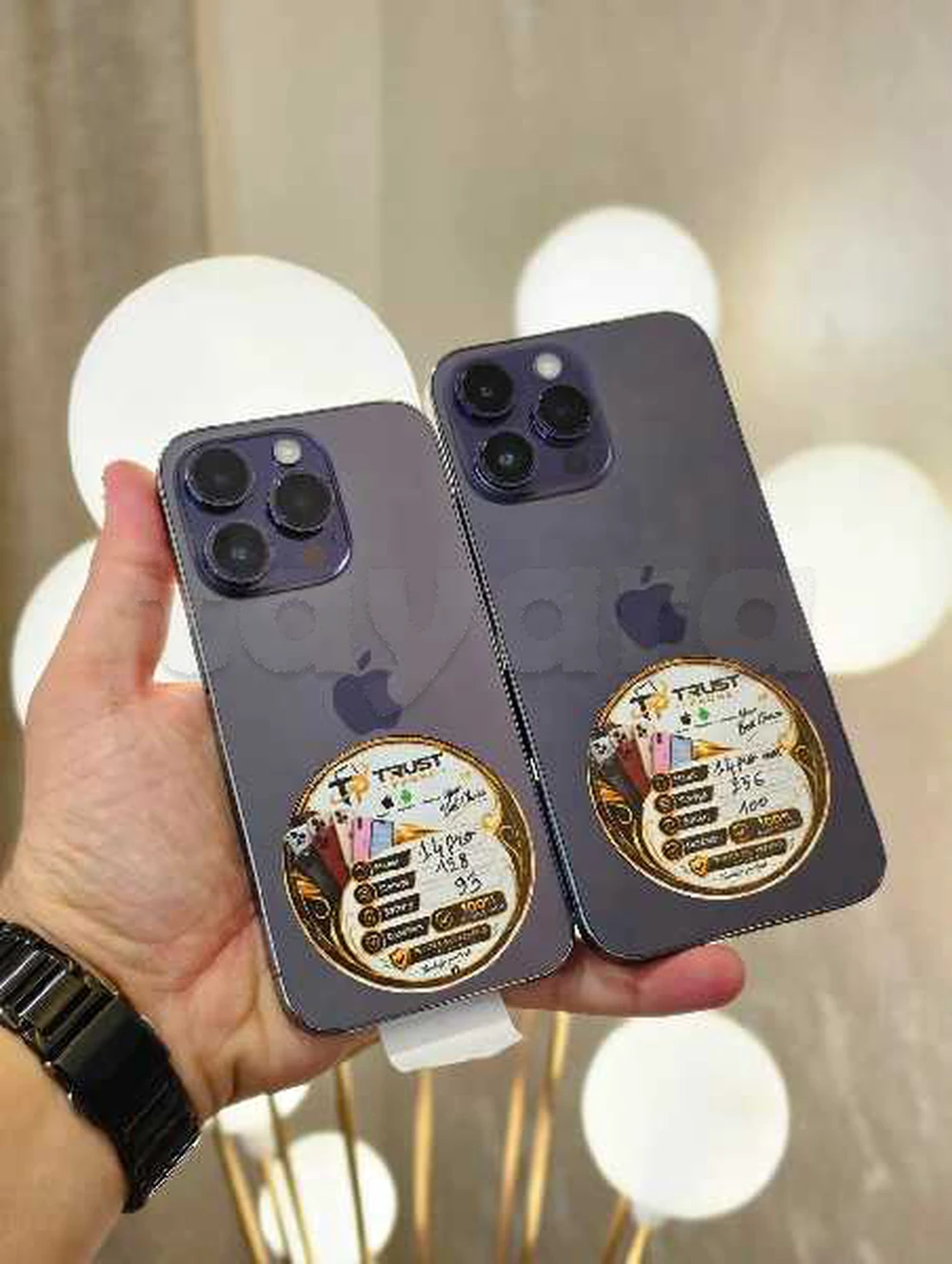 iPhone 14 Pro Max et iPhone 14 Pro neufs

* 14 pro max Noir : 128GB et 93% = 1850
* 14 pro max Purple : 256GB et 100% = 2050
* 14 pro Purple : 128GB et 93% = 1650

☎️ wts : 20647763 ☎️