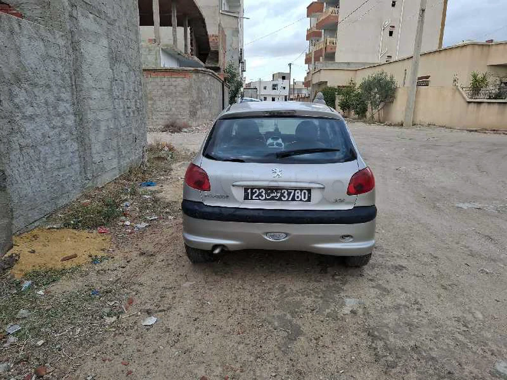 Carte voiture Peugeot 206