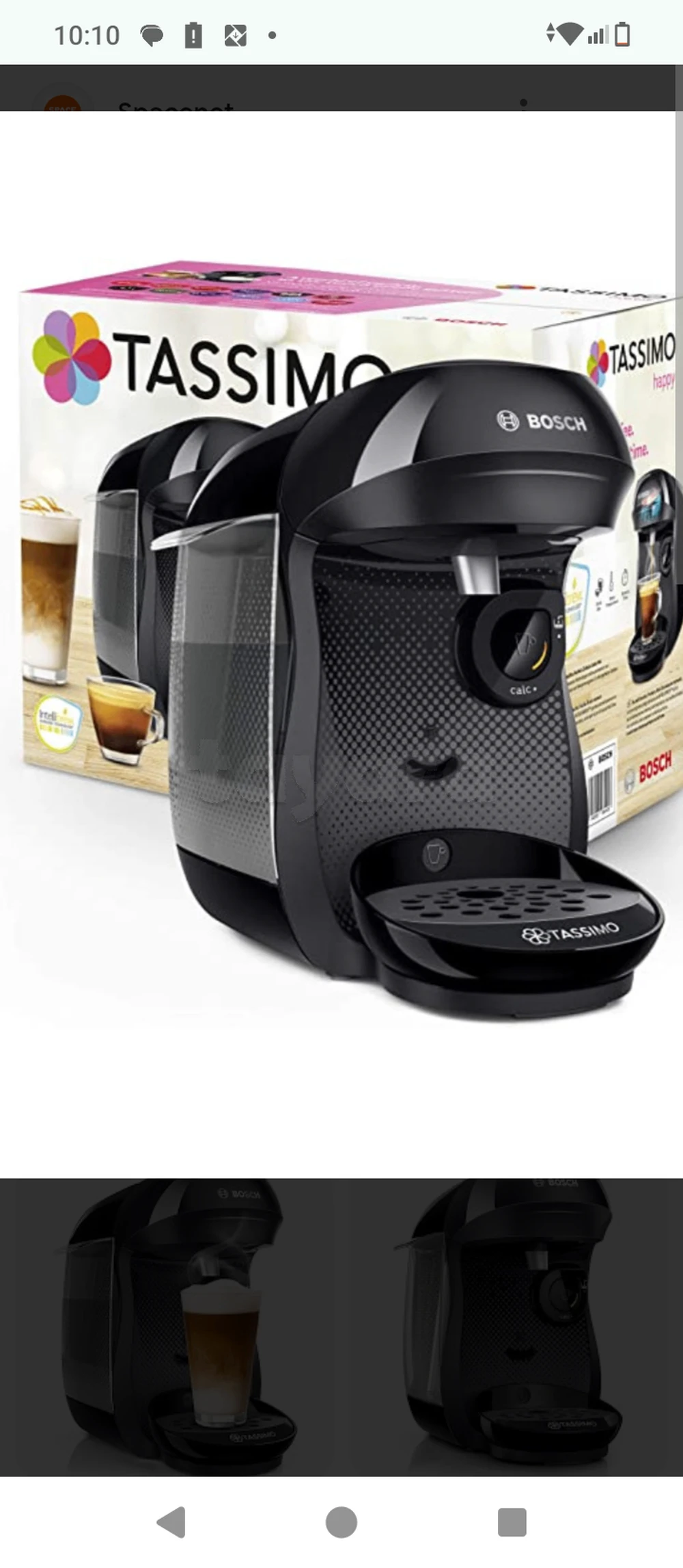 Promo Cafetière capsules Tassimo bosh