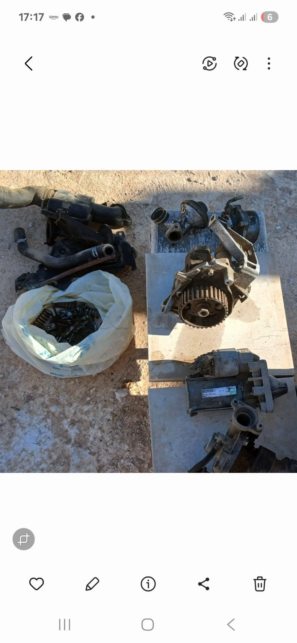 Piece de rechange occasion pour voiture 2o6 hdi 1.4