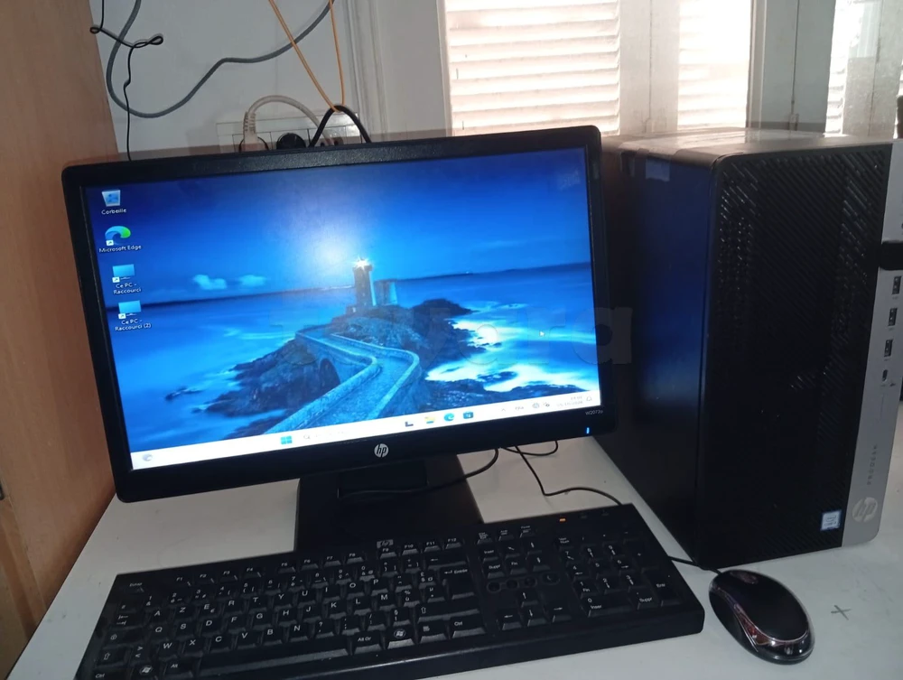 PC Bureau HP ProDesk 600 G4 MT / Intel Core i3-8éme / 8 Go RAM