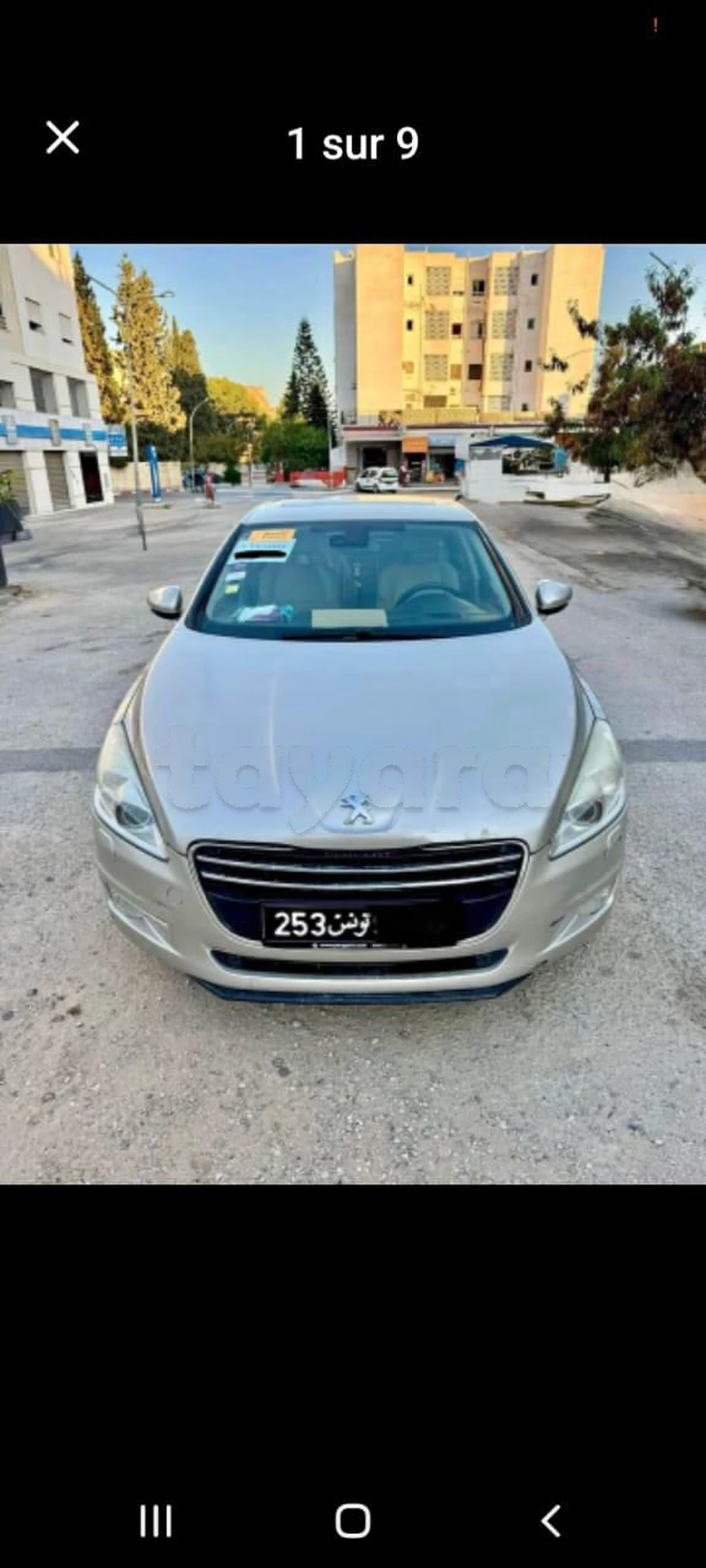 Carte voiture Peugeot 508