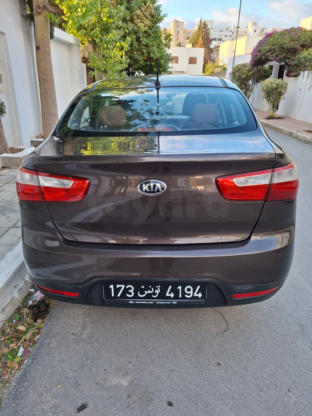 Carte voiture Kia Rio