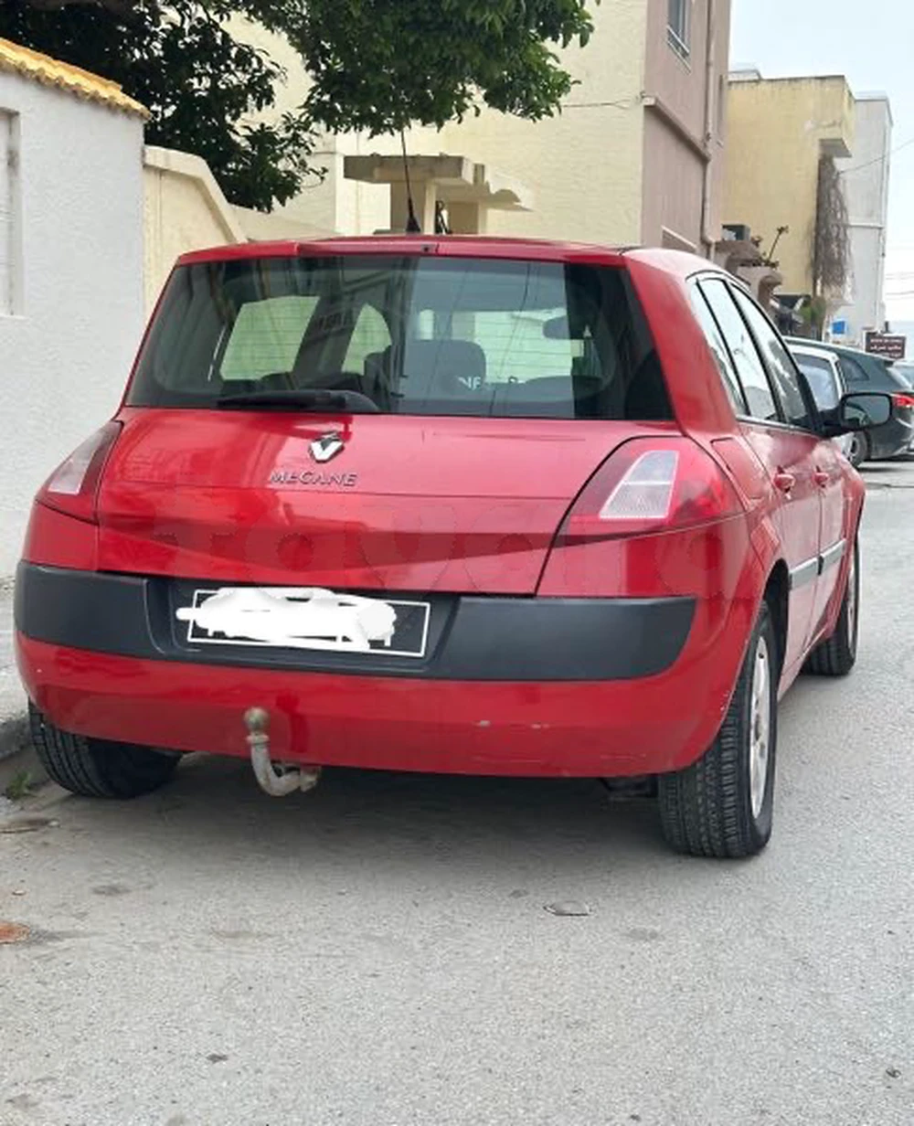 Carte voiture Renault Megane