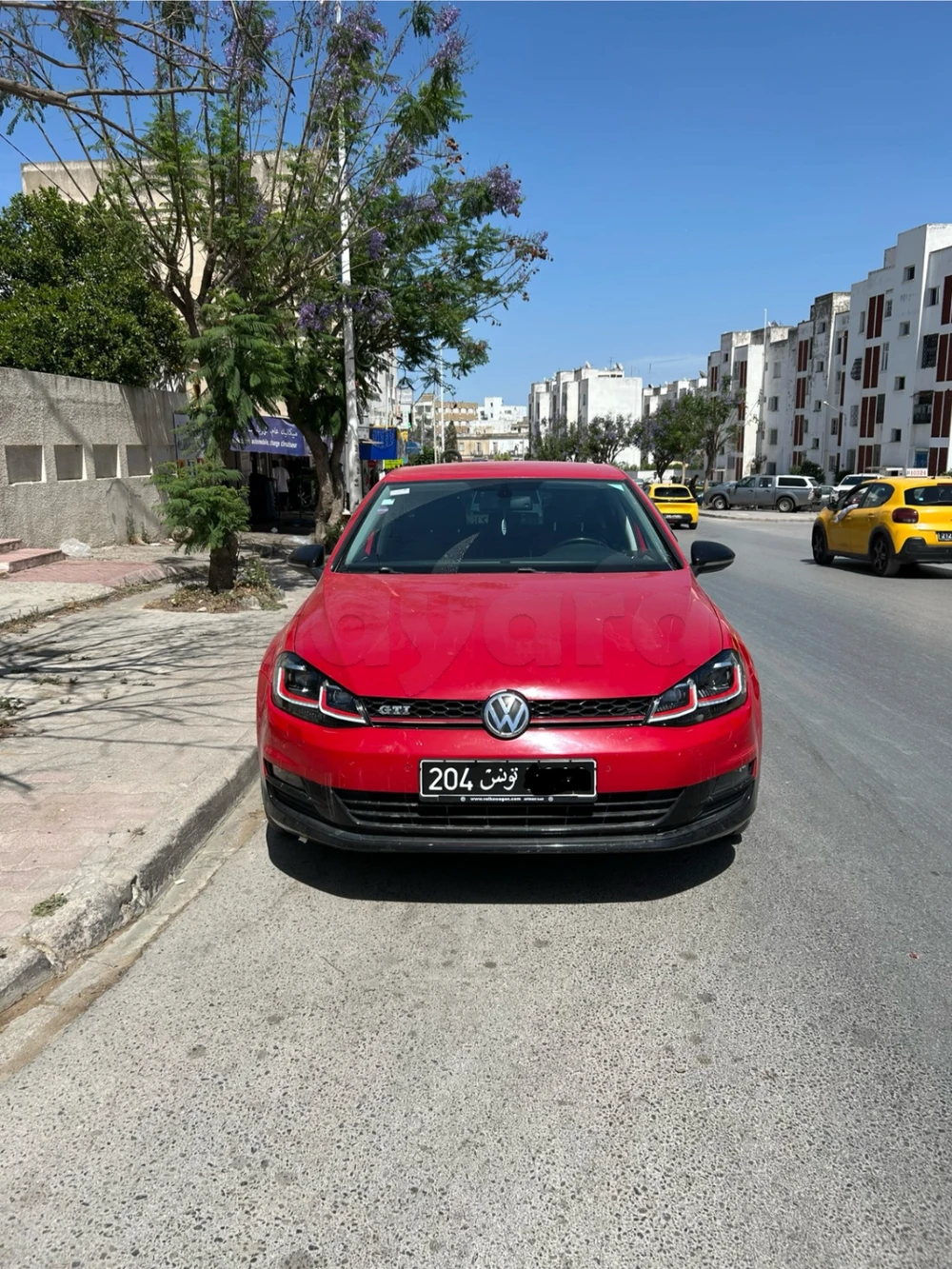 Carte voiture Volkswagen Golf 7