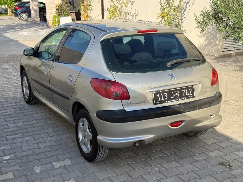 Carte voiture Peugeot 206