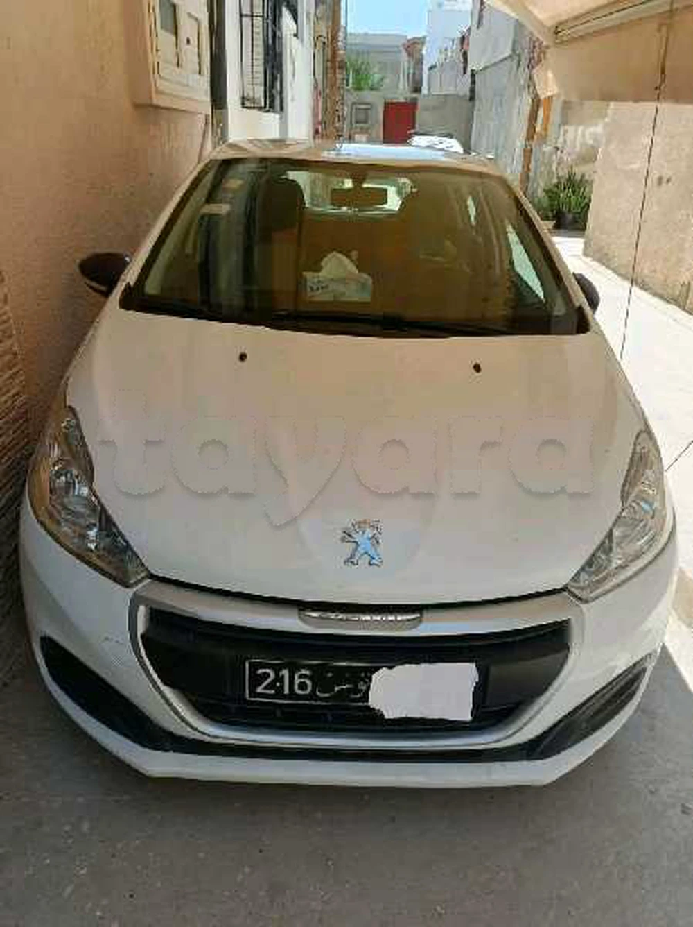 Carte voiture Peugeot 208