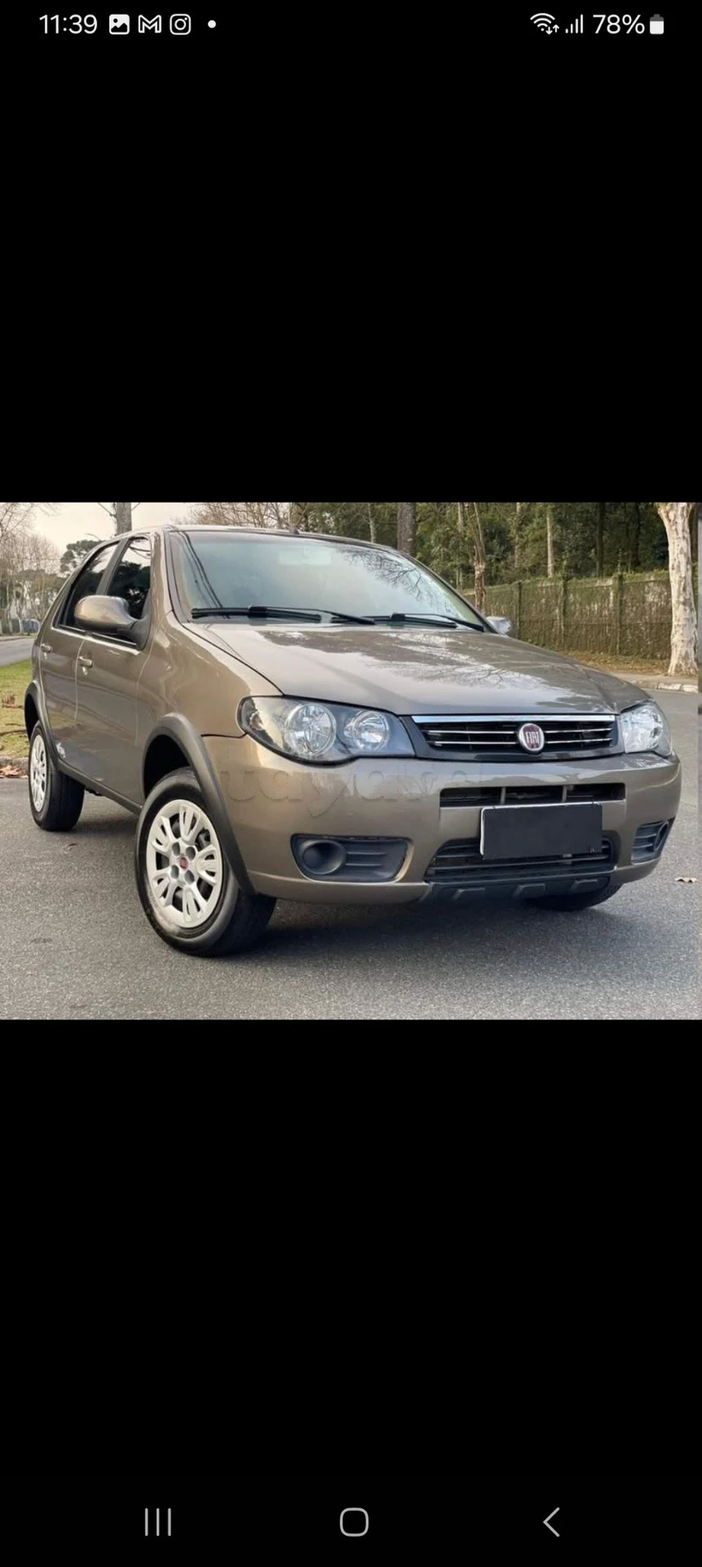 Carte voiture Fiat Palio